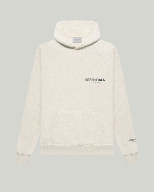 Pullover Hoodie in Light Heather Oatmeal